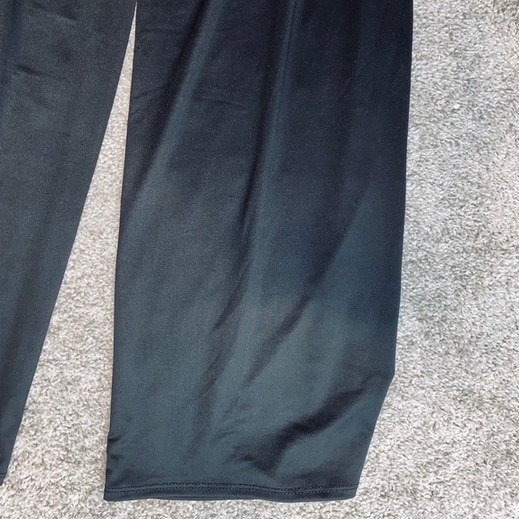 Black Flowy Pants with Slit Legs - Picture 10 of 10